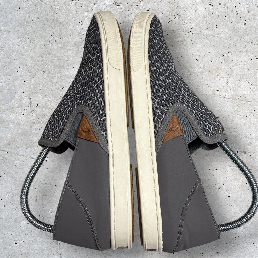 Olukai Mesh Sneakers Pehuea Pai Breathable Slip On Womens Size 9.5 Gray - Picture 3 of 11